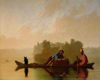 George Caleb Bingham - Fur Traders Descending the Missouri